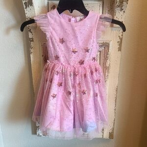 Disney Pink Starry Kids Formal Dress